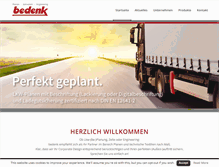 Tablet Screenshot of bedenk.net
